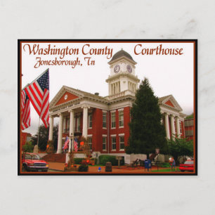 Carte Postale Tribunal du comté de Washington - Jonesborough, TN