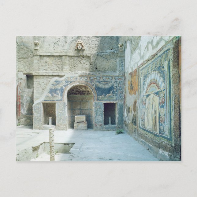 Carte Postale triclinium à ciel ouvert de la Maison de Neptune (Devant)