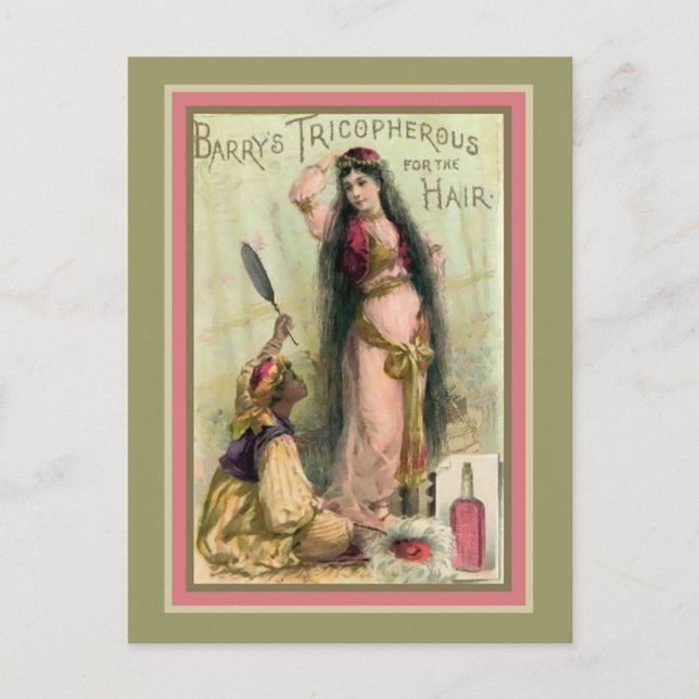 Carte Postale Tricophée Barrys Pour Les Cheveux (Devant)