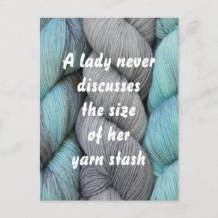 Carte postale Tricot amusante