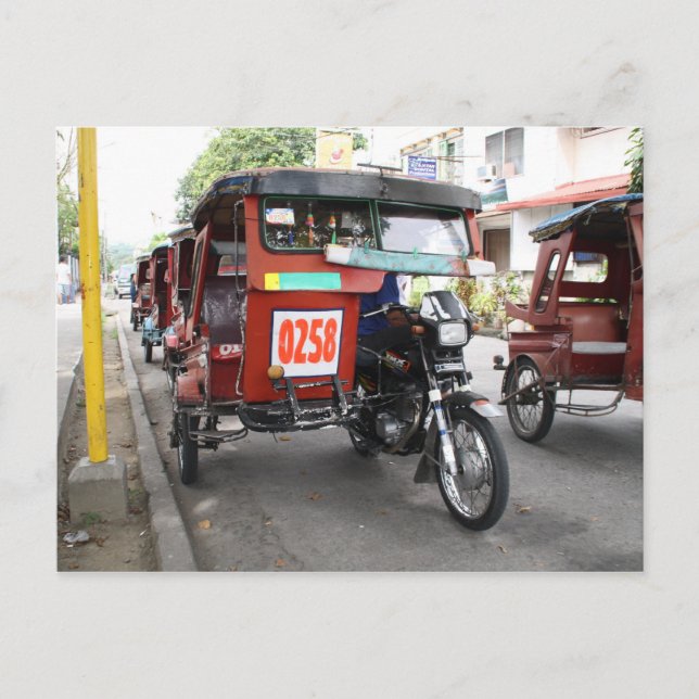 Carte Postale Tricycles (Devant)