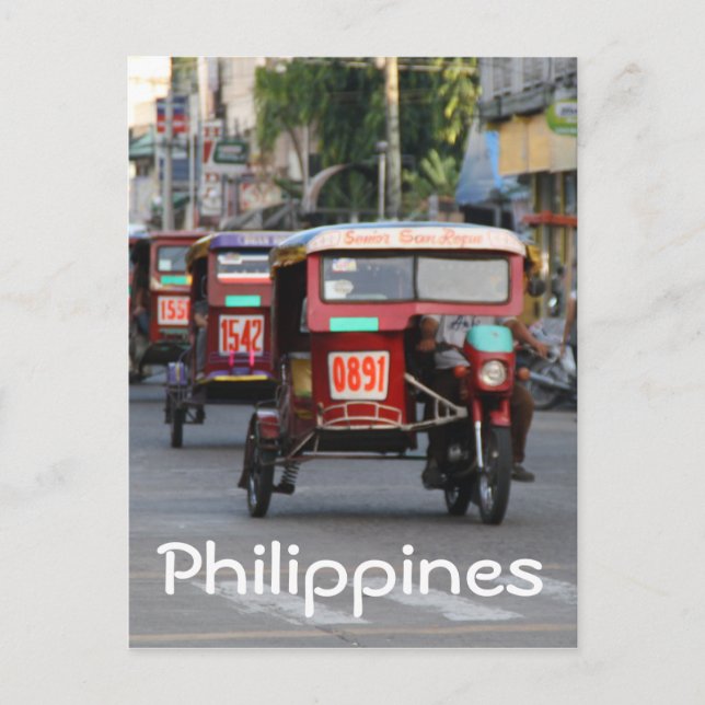 Carte Postale Tricycles (Devant)