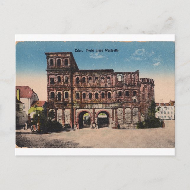 Carte Postale Trier Porta Nigra Westseite (Devant)