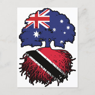 Carte Postale Trinité-et-Tobago Trinidadien Australie Australie