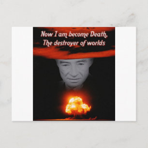 Carte Postale Trinity Robert Oppenheimer