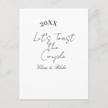 Trinquons au couple fiançailles mariage fête ye