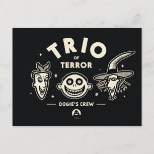 Carte Postale Trio de la Terreur - L'Équipage d'Oogie