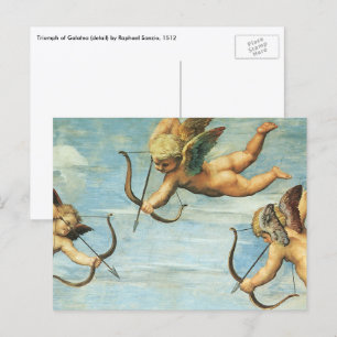 Carte Postale Triomphe de Galatea Angels détail par Raphael Sanz