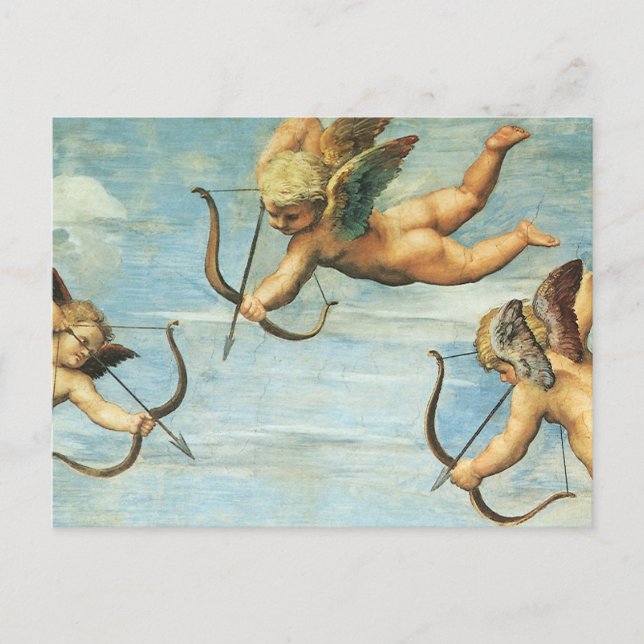 Carte Postale Triomphe de Galatea Angels détail par Raphael Sanz (Devant)