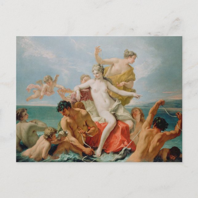 Carte Postale Triomphe de la Vénus Marine | Sebastiano Ricci (Devant)