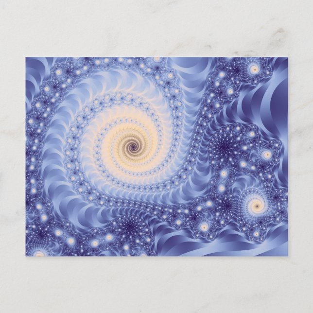 Carte Postale Trippy Psychedelic Starstorm Fine Fractal (Devant)