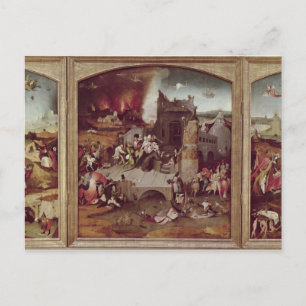 Carte Postale Triptyque de la tentation de saint Antoine