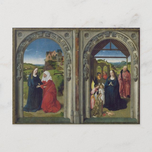 Carte Postale Triptyque montrant l'annonce (Devant)