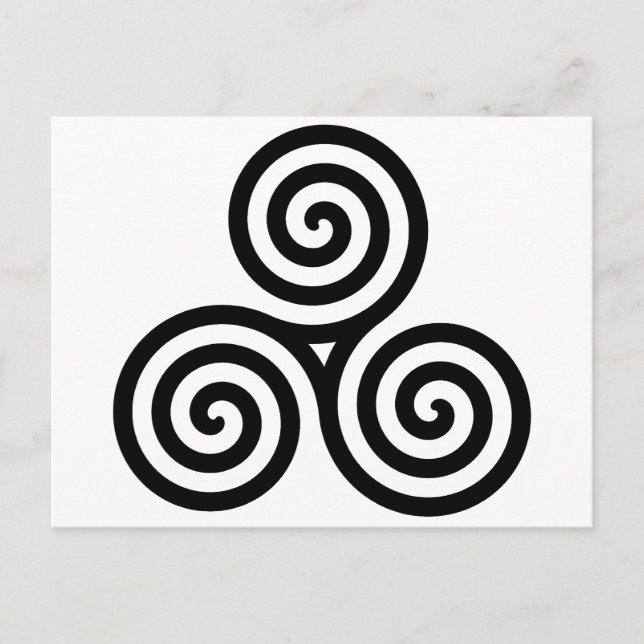 Carte Postale Triquetra celtique Knot II (Devant)
