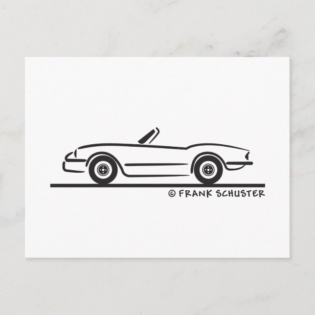 Carte Postale Triumph Spitfire (Devant)