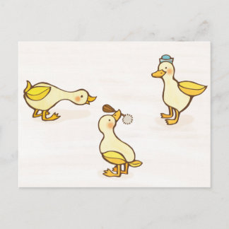 Carte Postale Trois bons canards