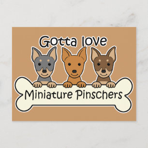 Carte Postale Trois broches miniatures