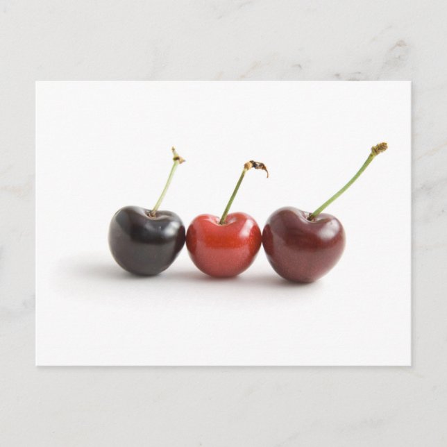 Carte Postale Trois cerises (Devant)