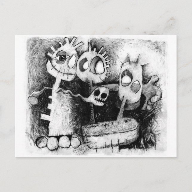 Carte Postale trois chiffres (Devant)
