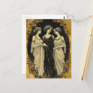 Carte Postale Trois femmes vintage magnifiques