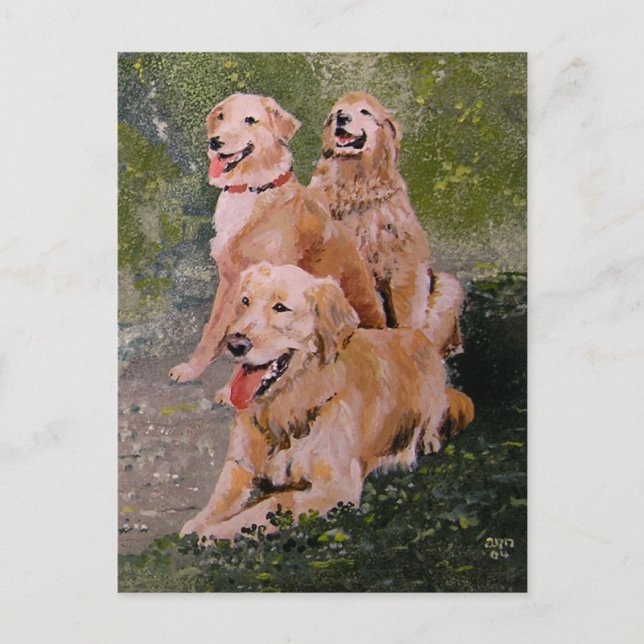 Carte Postale Trois générations d'or (Devant)