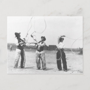 Carte Postale Trois hommes qui durent.