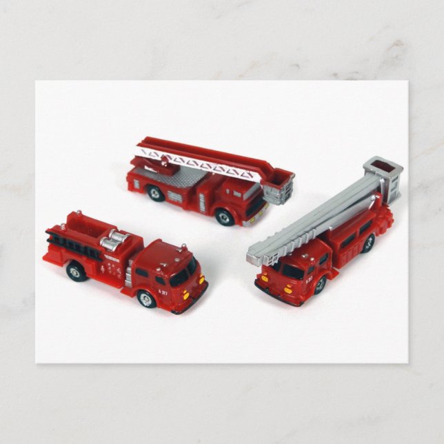 CARTE POSTALE TROIS MOTEURS À FEU DE JOUET (Devant)