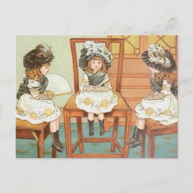 Carte Postale "Trois Petites Soeurs" (Devant)