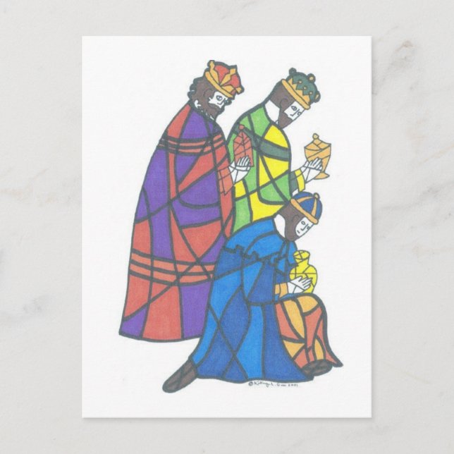 Carte Postale Trois rois (Devant)