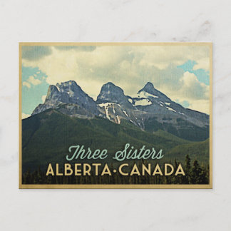 Carte Postale Trois Sœurs Alberta Canada