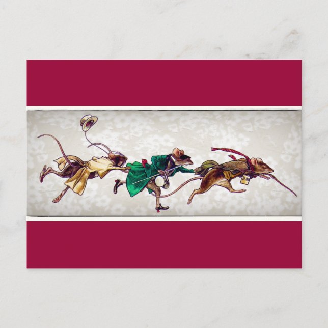 Carte Postale Trois souris aveugles (Devant)