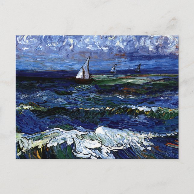 Carte Postale Trois voiliers (Devant)