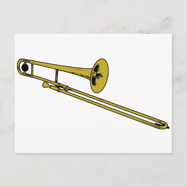 Carte Postale Trombone (Devant)