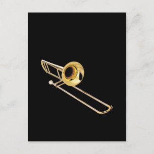 Carte Postale "Trombone" design cadeaux et produits