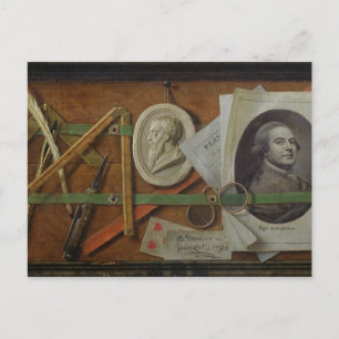 Carte Postale Trompe l'Oeil, 1785