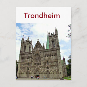 Carte Postale Trondheim, Norvège