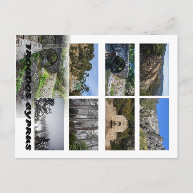 Carte postale Troodos Chypre (Devant)