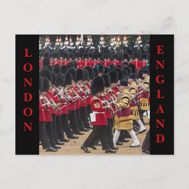 Carte Postale Trooping de la couleur Londres Angleterre (Devant)