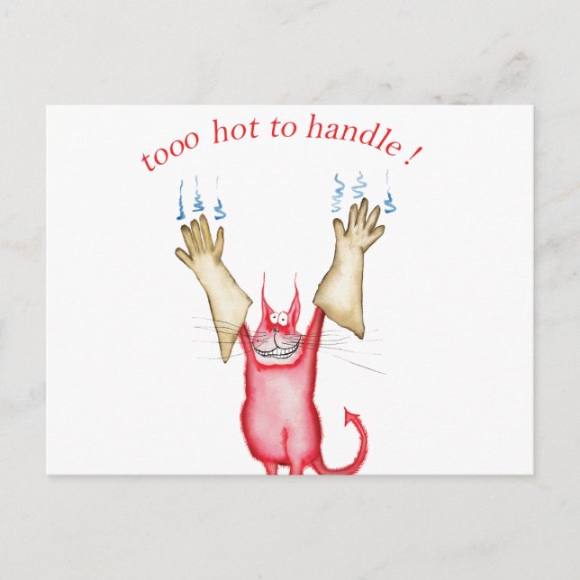 Carte Postale trop chaud à manipuler, tony fernandes (Devant)