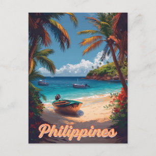 Carte Postale Tropical Dreams : Philippines Vintage