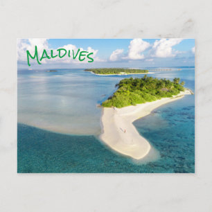 Carte Postale Tropical maldives Exotic Island
