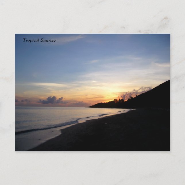 Carte postale Tropical Sunrise (Devant)