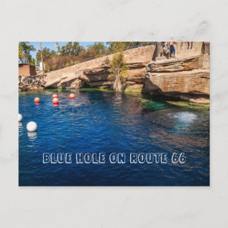 Carte Postale Trou bleu sur la route 66