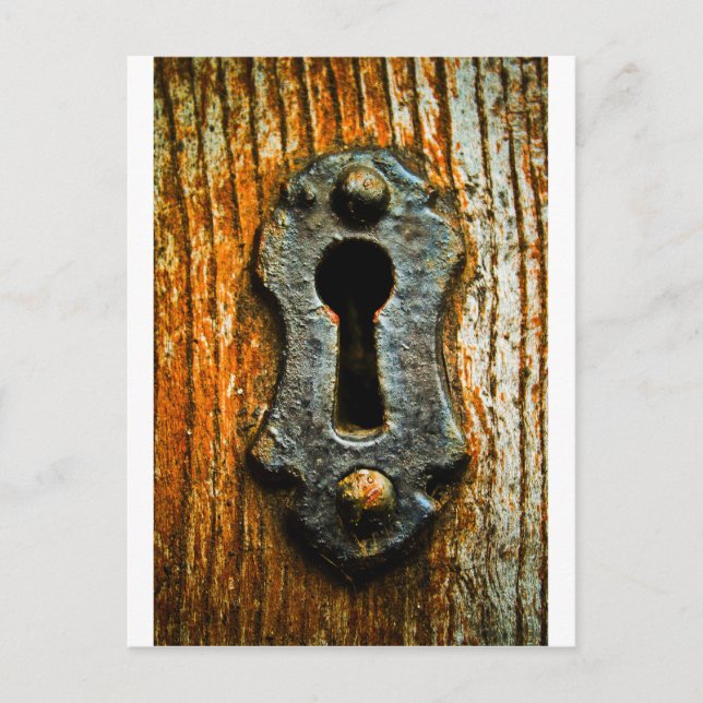 Carte Postale Trou de clé (Devant)