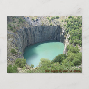 Carte Postale Trou de la mine Diamond Kimberly