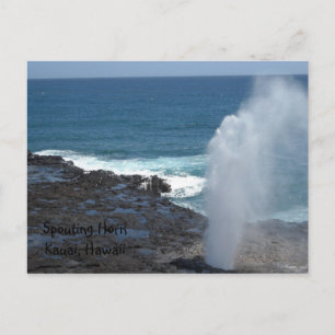 Carte Postale Trou soufflant de Kauai, Hawaï