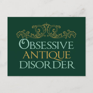 Carte Postale Trouble antique obsessionnel