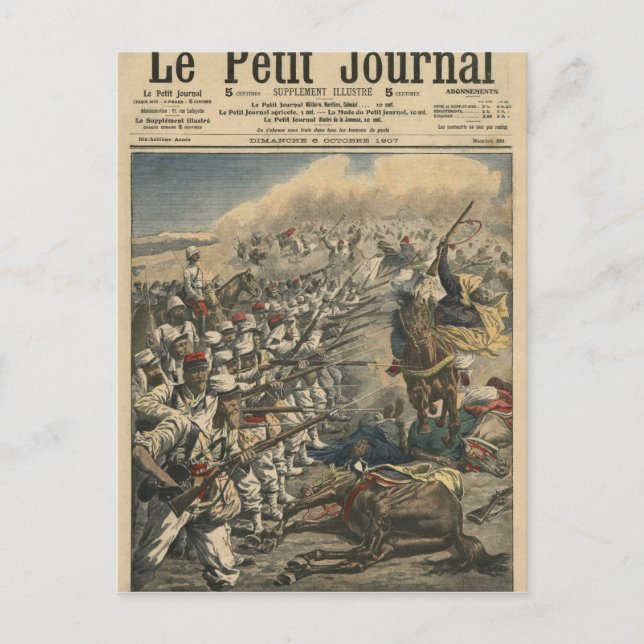 Carte Postale Troupes d'élite de l'armée française, Français (Devant)