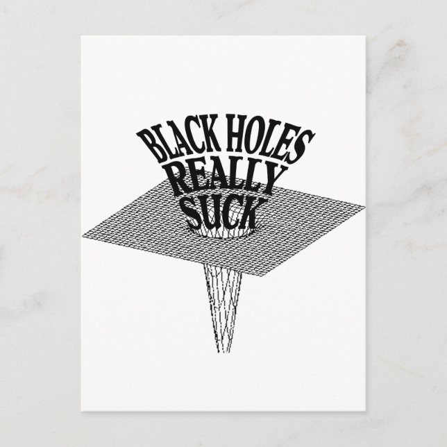 Carte Postale Trous noirs Vraiment Chuck (Devant)