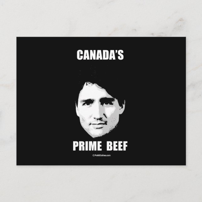 Carte Postale Trudeau - Le boeuf premier du Canada -.png (Devant)